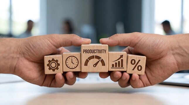 Productivity Concept for Efficient Workflow and Corporate Success