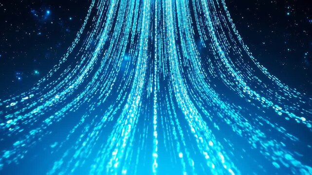 Pi Digits Waterfall