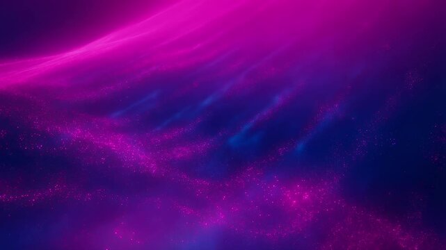 Cosmic glowing nebula light rays with sparkling particle effects in space themed motion with evoking futuristic celestial atmosphere through smooth camera motion