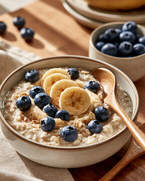 Nutritious oatmeal breakfast for babies made with wholesome ingredients to support healthy growth and development.