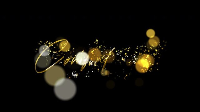 Luxury Gold Comfort  Zone  Script Lettering with Shiny Metallic Typography Design