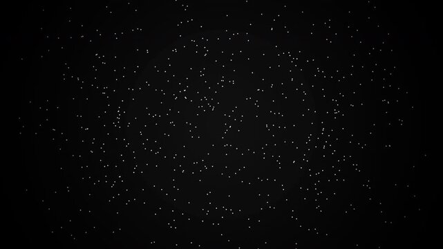Entropy Grid Starfield: A dark, abstract background featuring a dense, moving array of glowing white particles that resemble a starry night sky, falling snow, or digital dust in space
