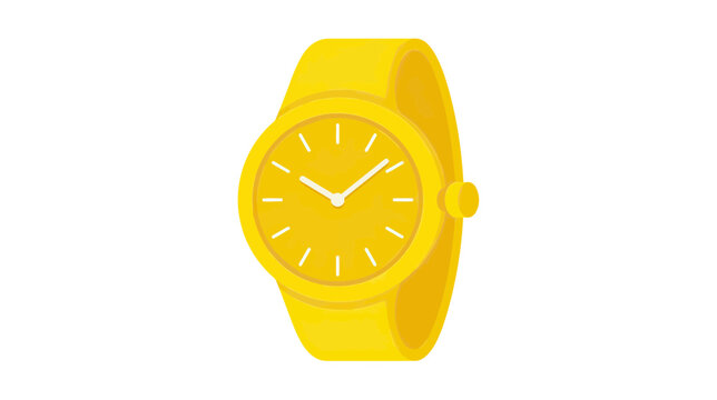 Golden Wristwatch with Abstract Map Dial
