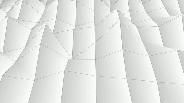Abstract geometric patterns in monochrome creating a textured background with black negative space for text