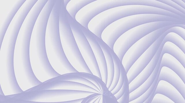 Pale Blue Abstract Swirls with Soft Shadows in Seamless Motion