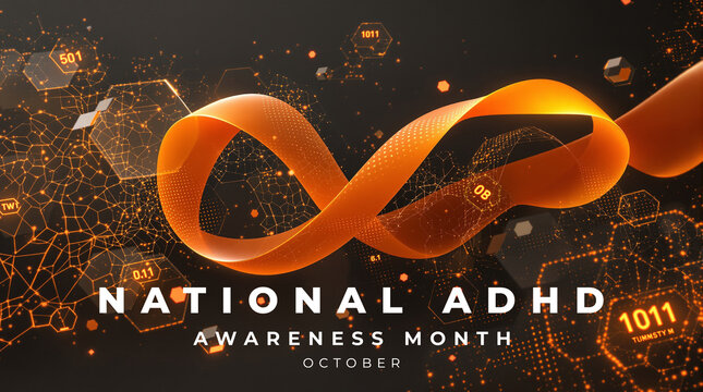 National ADHD Awareness Month Concept Image, featuring focus support, neurodevelopmental health, and educational awareness।
