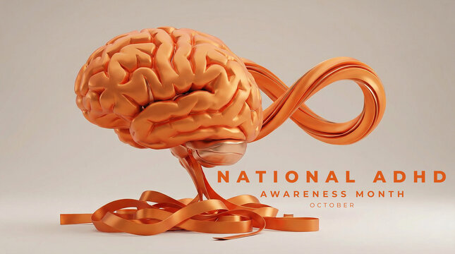 National ADHD Awareness Month Concept Image, featuring focus support, neurodevelopmental health, and educational awareness।