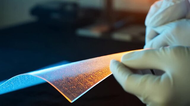 Quantum Dot Solar Cells: Semi-Transparent Flexible Electrode Under Microscope