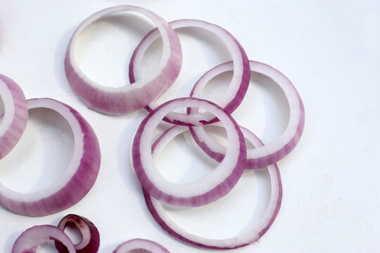 Fresh red onion. Vegetable for health