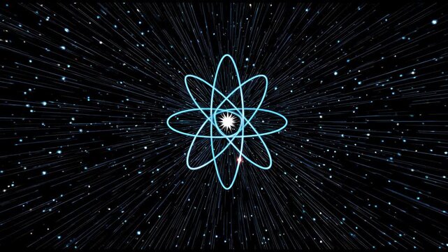 Ultra Realistic Quantum Brand Field Represented as Field Energy Seamless Loop Featuring Enterprise AI Quantum Network Propagation in Infinite Digital Space Background Video.