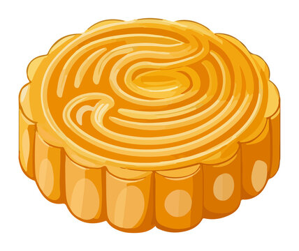 PNG Chinese moon cake element, transparent background