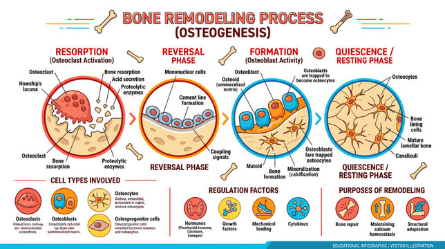 Bone Remodeling Process Diagram