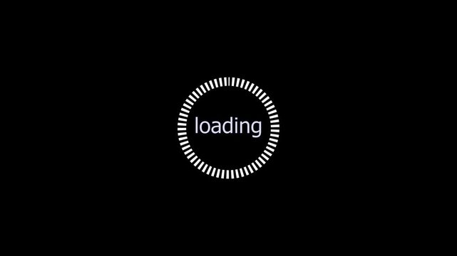 Loading - circle Modern loading animation. Circular loading indicator , loading and buffering icon