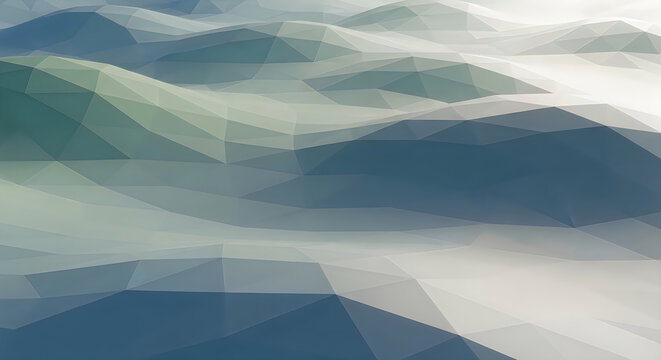 Abstract geometric terrain with gradient shading and layered textures