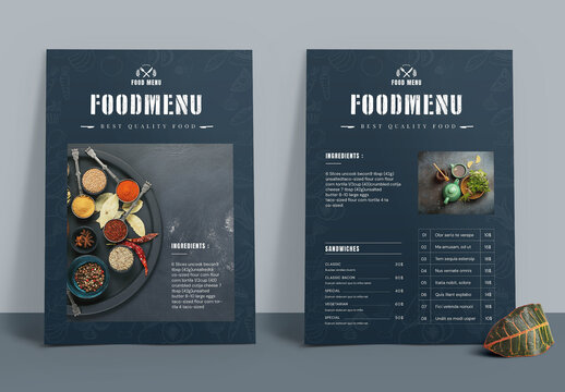 Food Menu Template