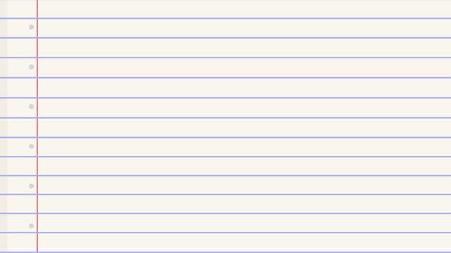 Blank lined notebook pages horizontal background texture pattern