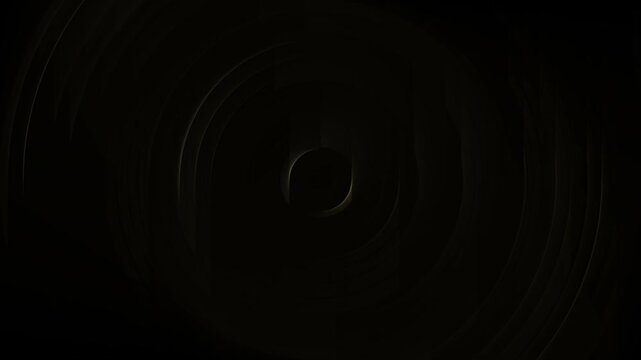 Vintage vinyl record spinning, retro black disc, analog music texture