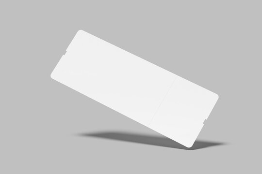 Boarding Pass Blank Mockup for Branding