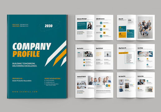 Company Profile Template Layout