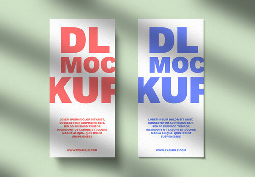 DL Flyer Mockup Template