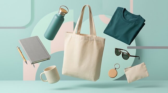 Eco-Friendly Promotional Products and Sustainable Merchandise Display.