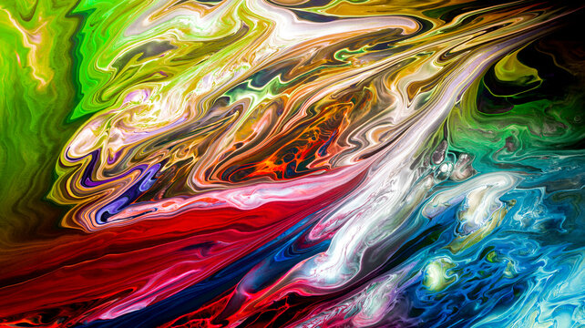 Acrylic Pour Color Liquid marble abstract surfaces Design.