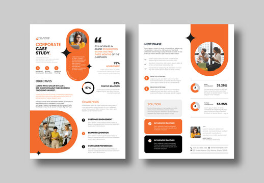 Corporate Case Study Brochure Template