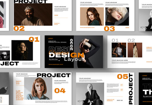 Creative Design Presentation Layout
