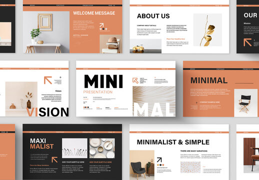 Minimal Presentation Template Layout