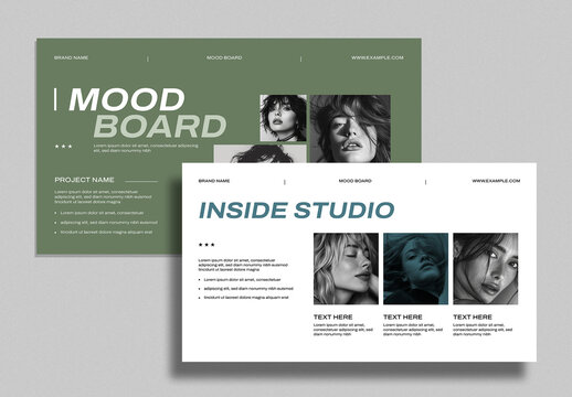 Modern Mood Board Design Template