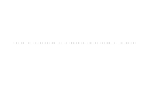 Black horizontal dotted line