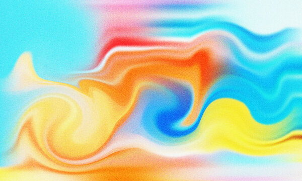 Digital minimalist abstract gradient background minimal pattern glowing light blured wave spiral colorful banner grain texture noise effect wallpaper