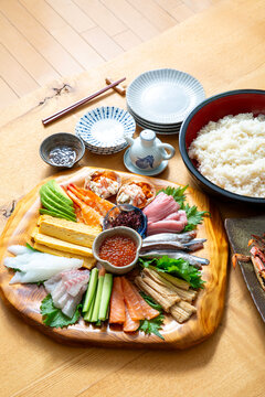 手巻き寿司　和食の寿司　家庭料理