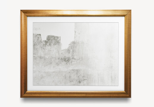Elegant Abstract Framed Artwork Frame Mockup PSD