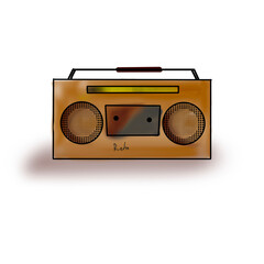 retro radio cassette player © NAV