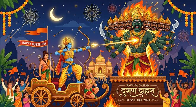 "Triumph of Light & Truth: Happy Dussehra"
