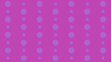 Retro purple polka dot pattern, seamless violet circle background, vintage geometric fabric design for wrapping paper and textiles isolated on White Background © Mr