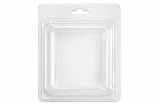 Transparent PET Blister Packaging Mockup