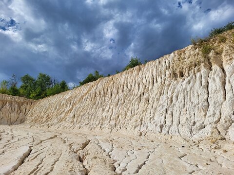 Carri&egrave;re de kaolin, France