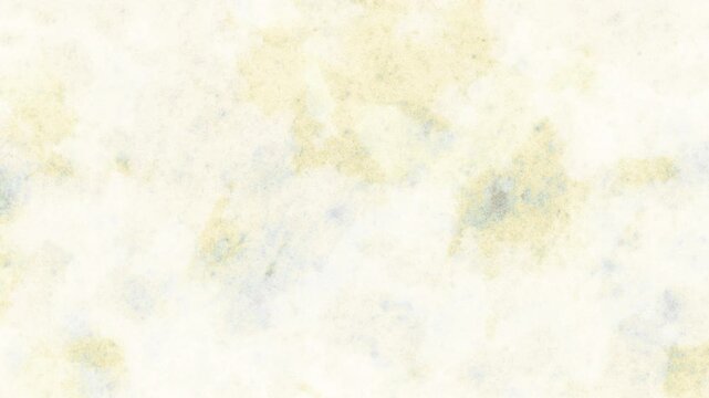Off-white grainy stained abstract background seamless loop with subtle animation. Paper or stone. Digital animation.