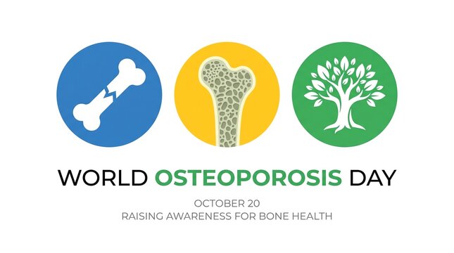 World Osteoporosis Day awareness campaign logo
