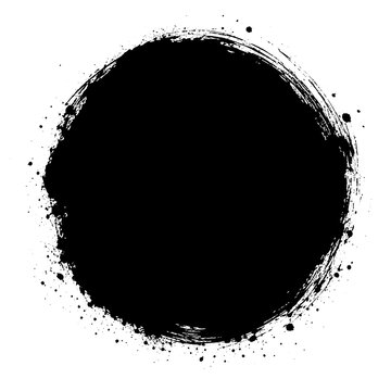 abstract grunge circle