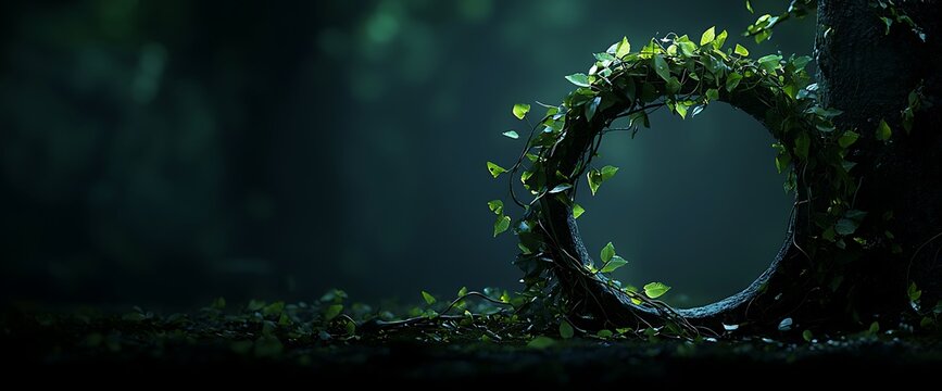 Enchanting forest ring of life