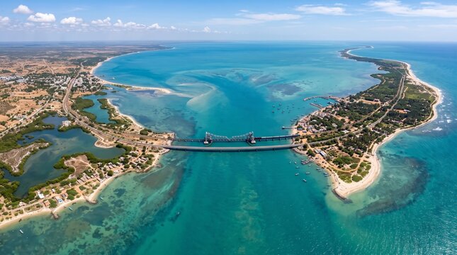 India Pamban Bridge Travel Destination Landscape
