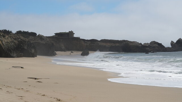 The beautiful costline landscape along the No 1 highway in California