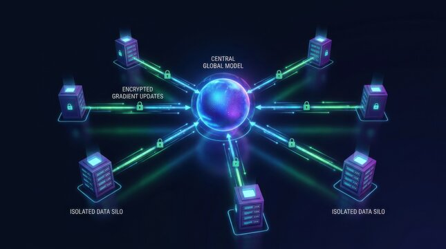 Artificial Intelligence Hub With Connected Data Processing Nodes
