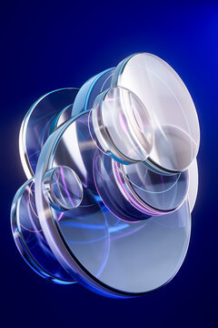 3D Futuristic Glass Orb