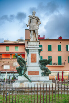 Monument to the Four Moors in Livorno, Italy