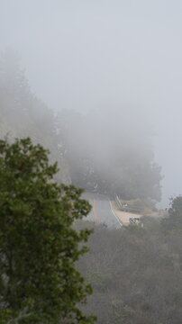 The beautiful costline landscape along the No 1 highway in California