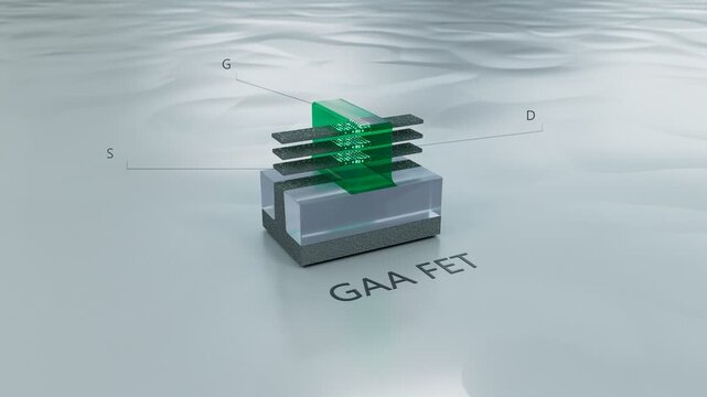 Advanced GAA FET Gate All Around Transistor Diagram